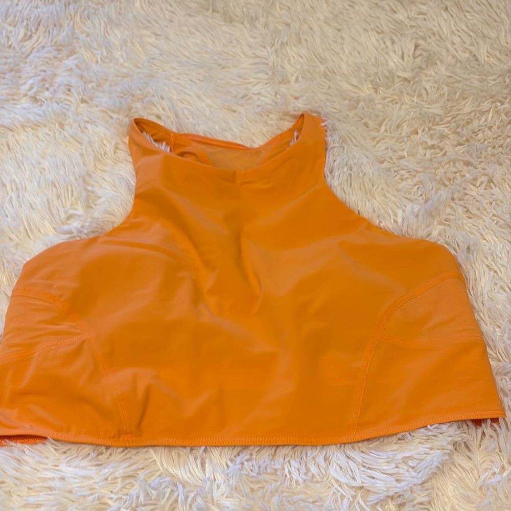 Lululemon Athletica Orange Tank Top